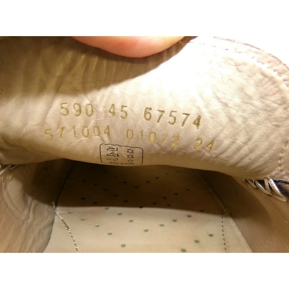 ECCO Leather Driving Shoes Loafers Mens Brown‎ Size 45 / US 11 - 11.5 Moccasins